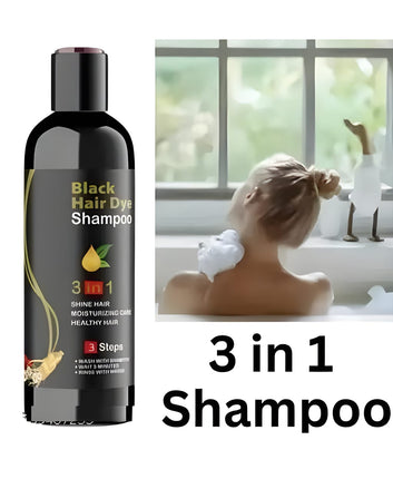 Black Hair Herbal Shampoo [3 in 1]